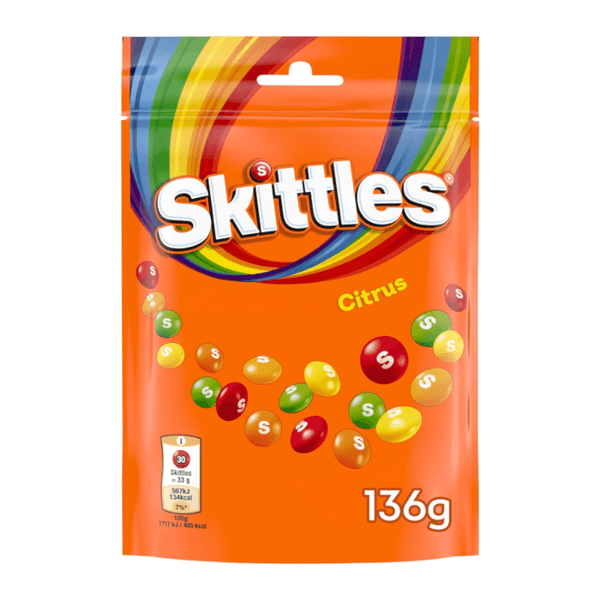 Skittles Citrus 136g*15st/ UK