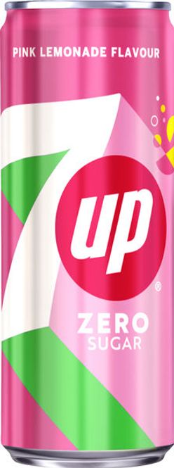 Hovedbilde 7UP ZERO PINK LEMONADE 330ml*20st.
