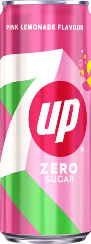 7UP ZERO PINK LEMONADE 330ml*20st.