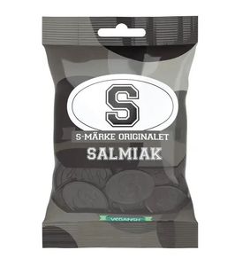 Hovedbilde S-M&auml;rke Salmiak Vegan 70g*18st.