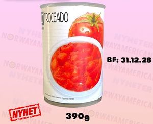 Hovedbilde Hakkede Tomater Troceado 390g*24st.