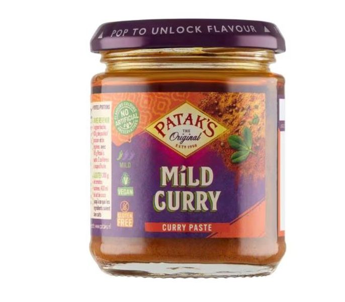 Patak's Mild Curry Paste 165g*6st.