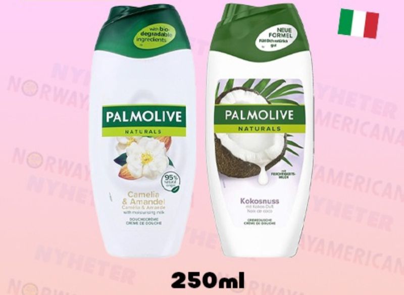 Palmolive Shower Coconut&Milk/ Camelia& Amandel 250ml*12st.