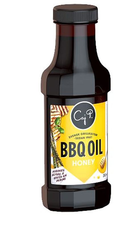Caj P. BBQ Oil Honey 500 ml*6st.