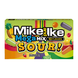 Hovedbilde Mike & Ike Sour Mega Mix Theatre Box (120g)*12st. ...