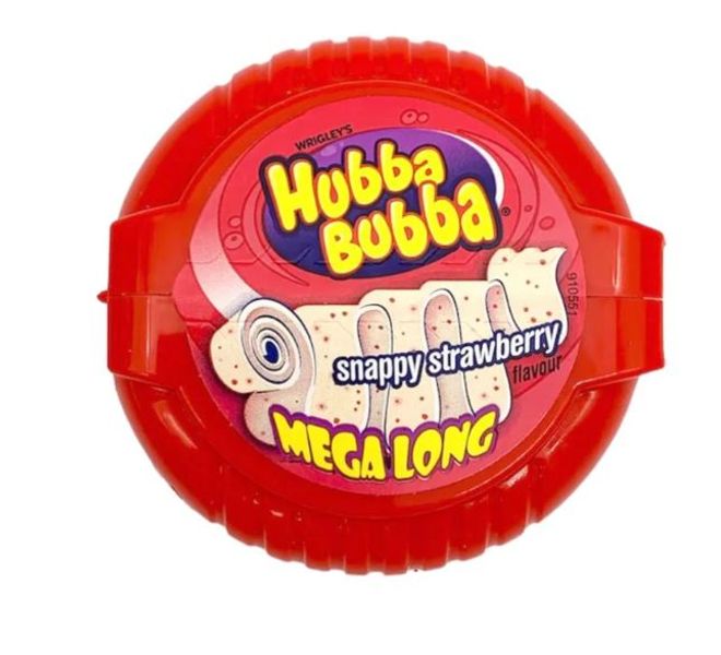 Hubba Bubba Tape Snappy Strawberry 56g*12st.