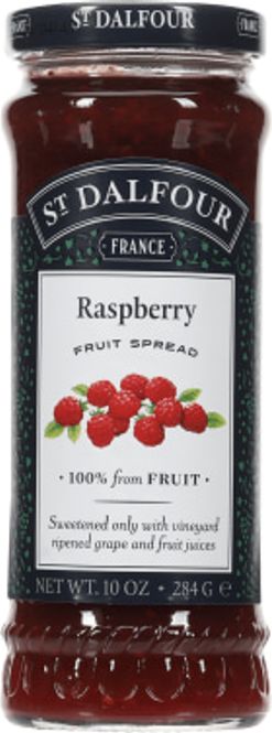 Hovedbilde St. Dalfour bringebær Syltetøy 284g*6st.