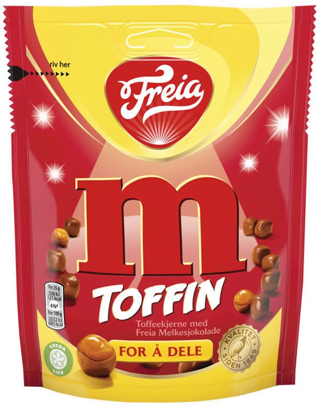 Freia M Toffin 140g'15st.